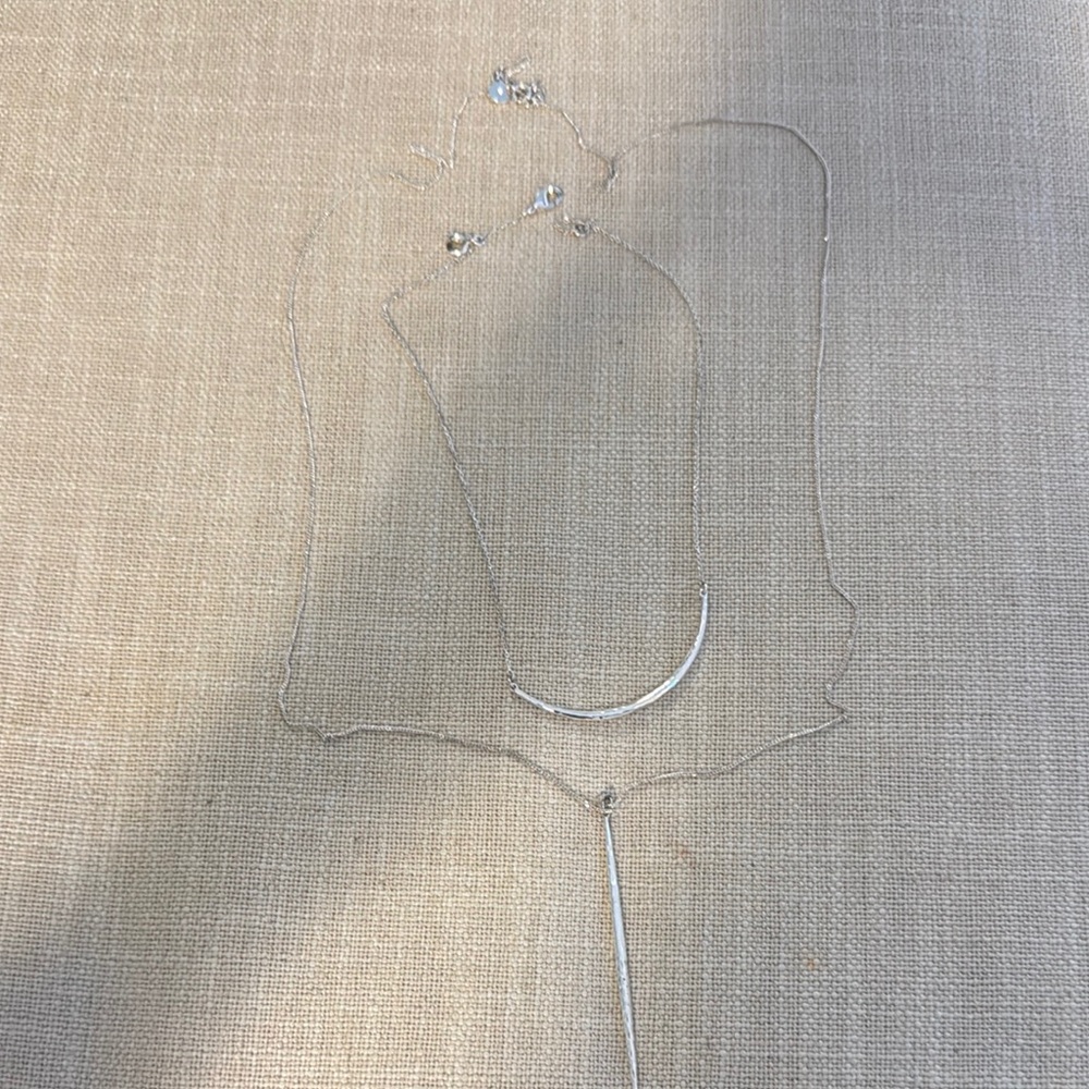 Stella & Dot Silver Necklace